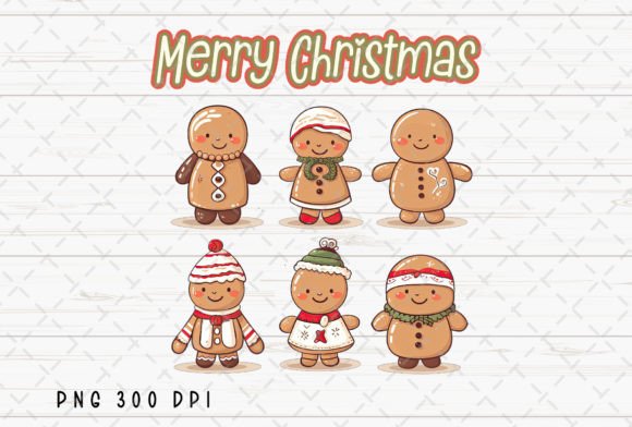 Retro Merry Christmas Gingerbread PNG: A Designer’s Festive Toolkit