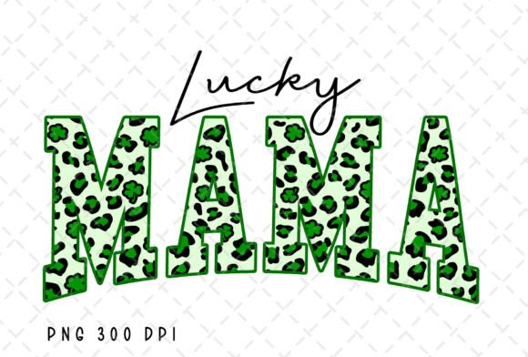 Unwrapping the Lucky Mama Leopard St Patrick's Day PNG