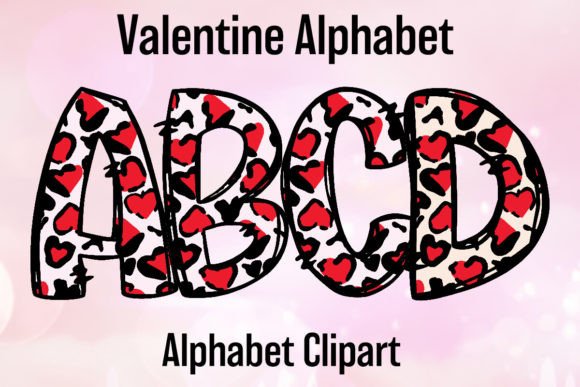 Valentine Clipart Alphabet Red Heart: Creative Design Guide