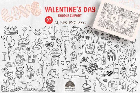 Valentine's Day SVG PNG EPS Clipart: Your Creative Toolkit